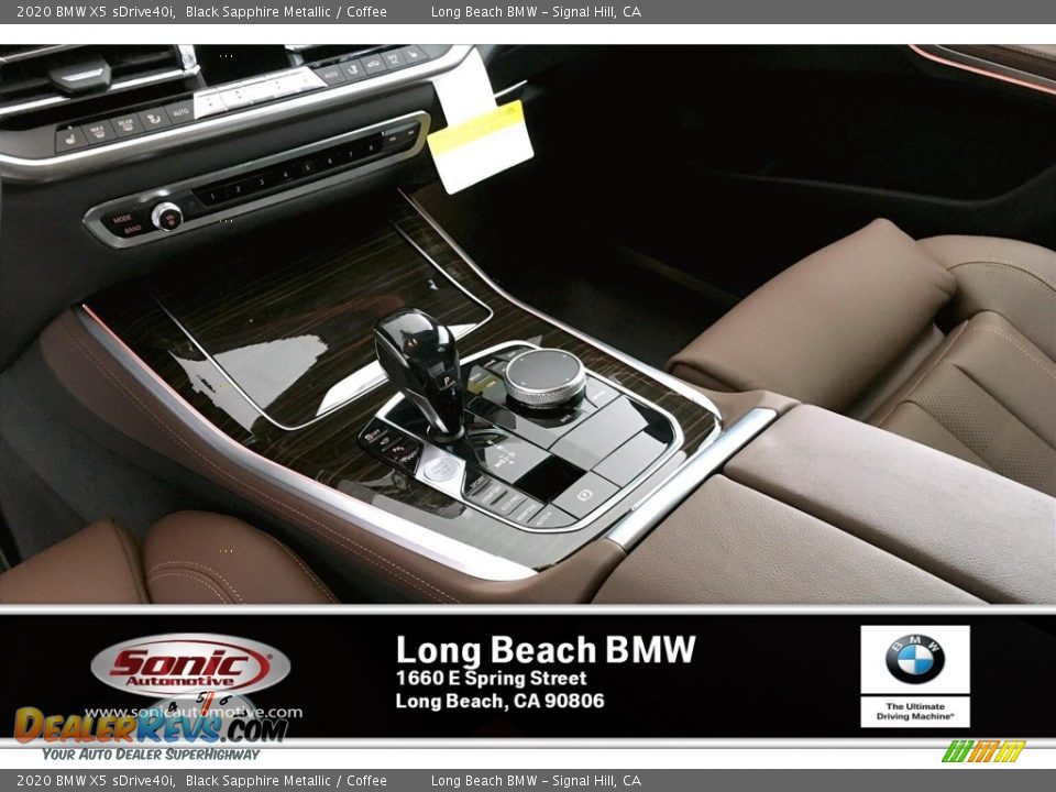 2020 BMW X5 sDrive40i Black Sapphire Metallic / Coffee Photo #6