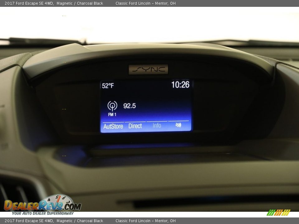 2017 Ford Escape SE 4WD Magnetic / Charcoal Black Photo #11