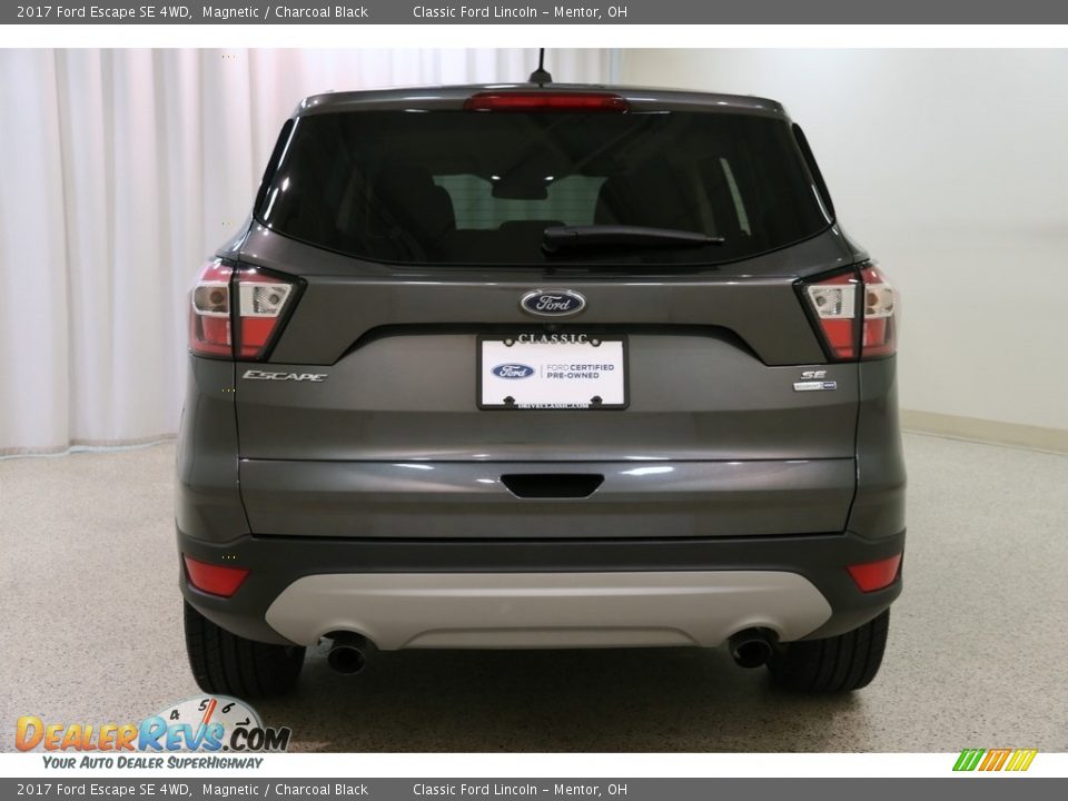 2017 Ford Escape SE 4WD Magnetic / Charcoal Black Photo #17