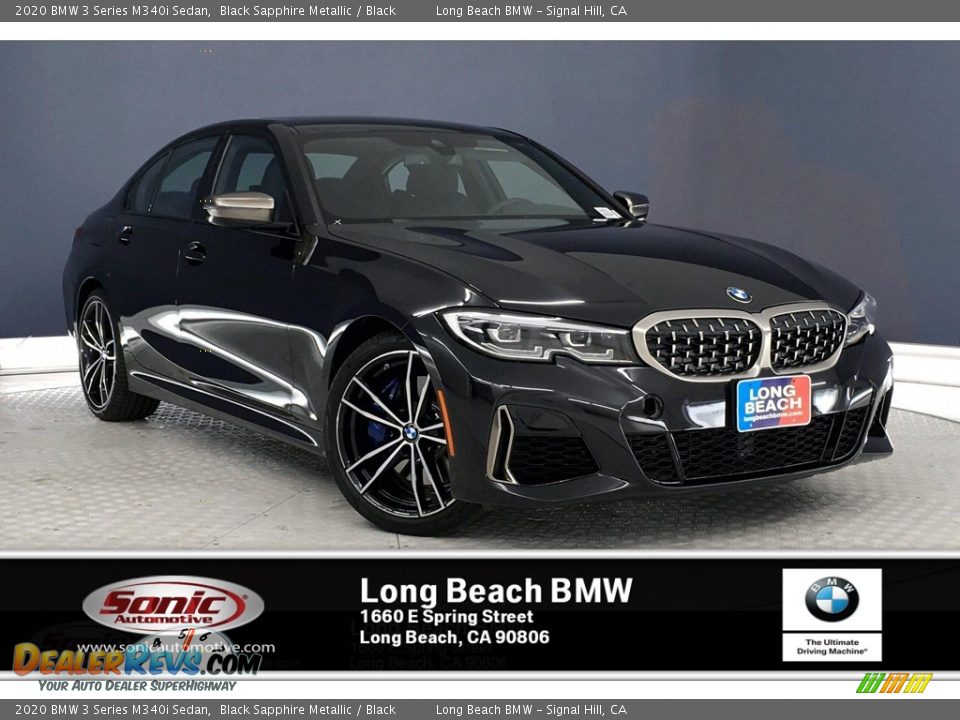 2020 BMW 3 Series M340i Sedan Black Sapphire Metallic / Black Photo #1