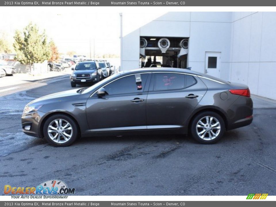 2013 Kia Optima EX Metal Bronze Pearl Metallic / Beige Photo #3