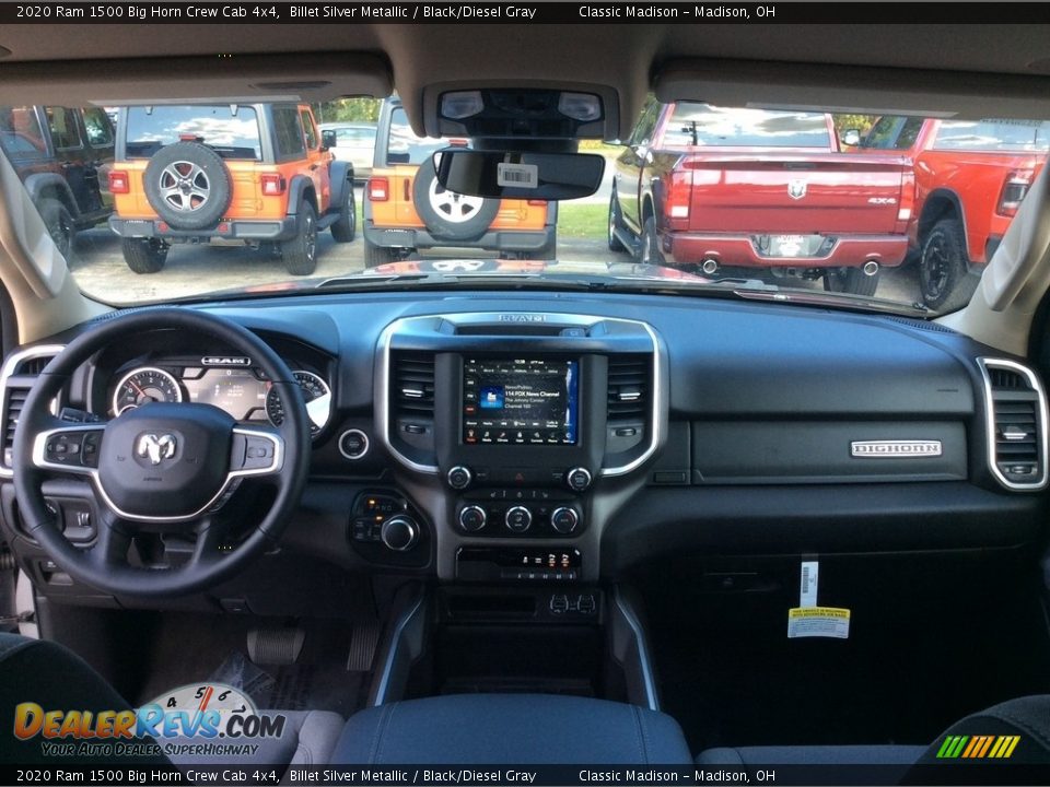 2020 Ram 1500 Big Horn Crew Cab 4x4 Billet Silver Metallic / Black/Diesel Gray Photo #12