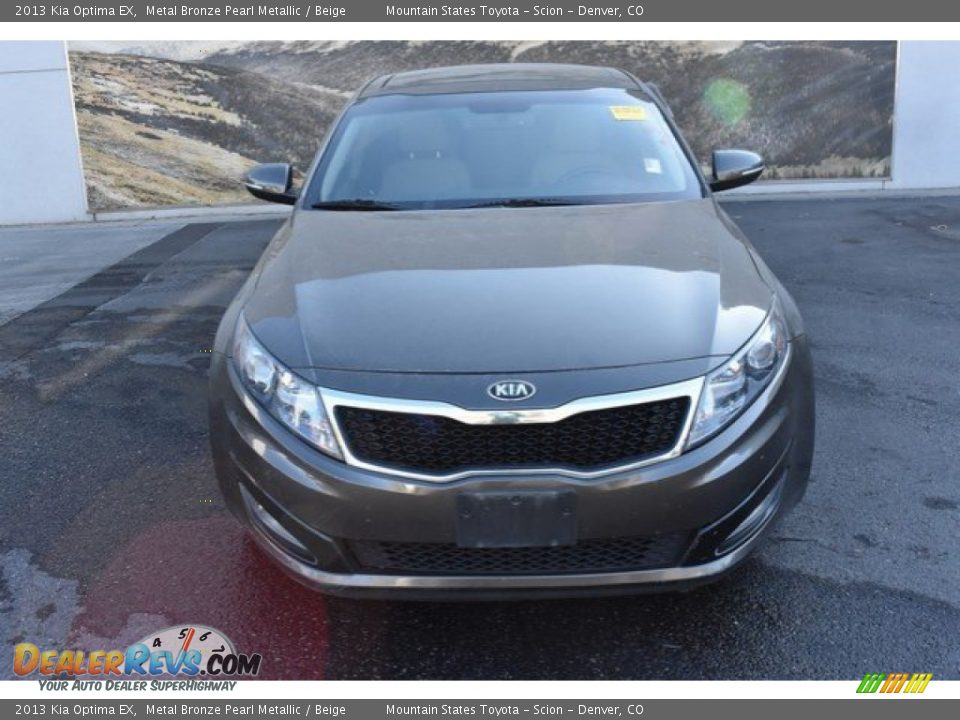 2013 Kia Optima EX Metal Bronze Pearl Metallic / Beige Photo #8