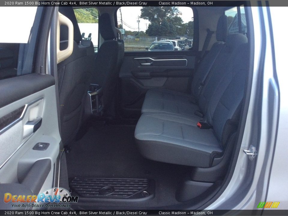 2020 Ram 1500 Big Horn Crew Cab 4x4 Billet Silver Metallic / Black/Diesel Gray Photo #16