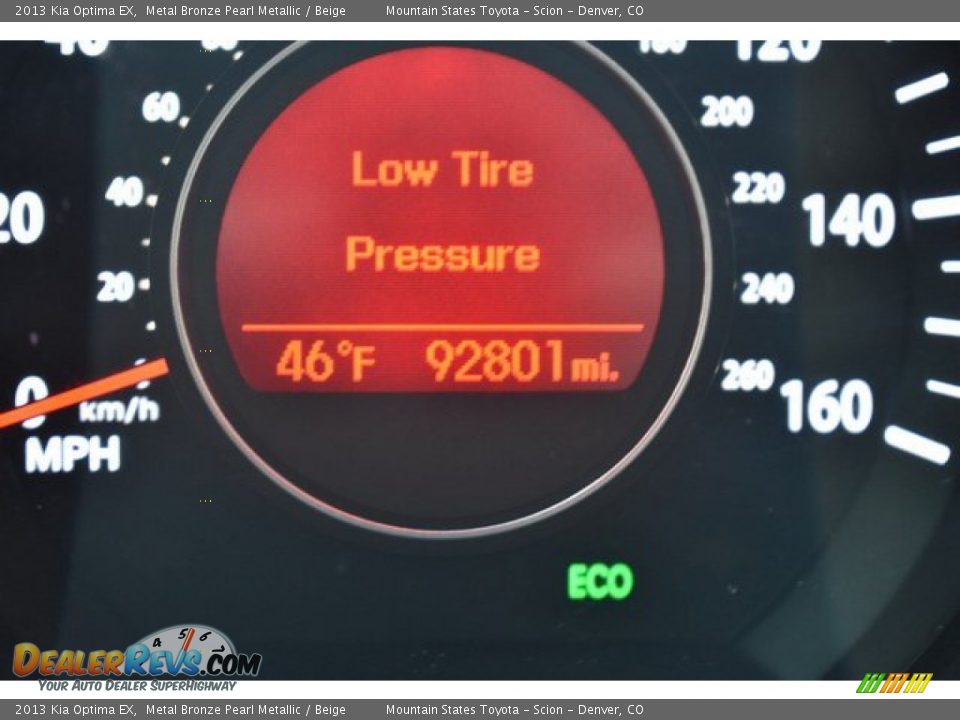 2013 Kia Optima EX Metal Bronze Pearl Metallic / Beige Photo #12