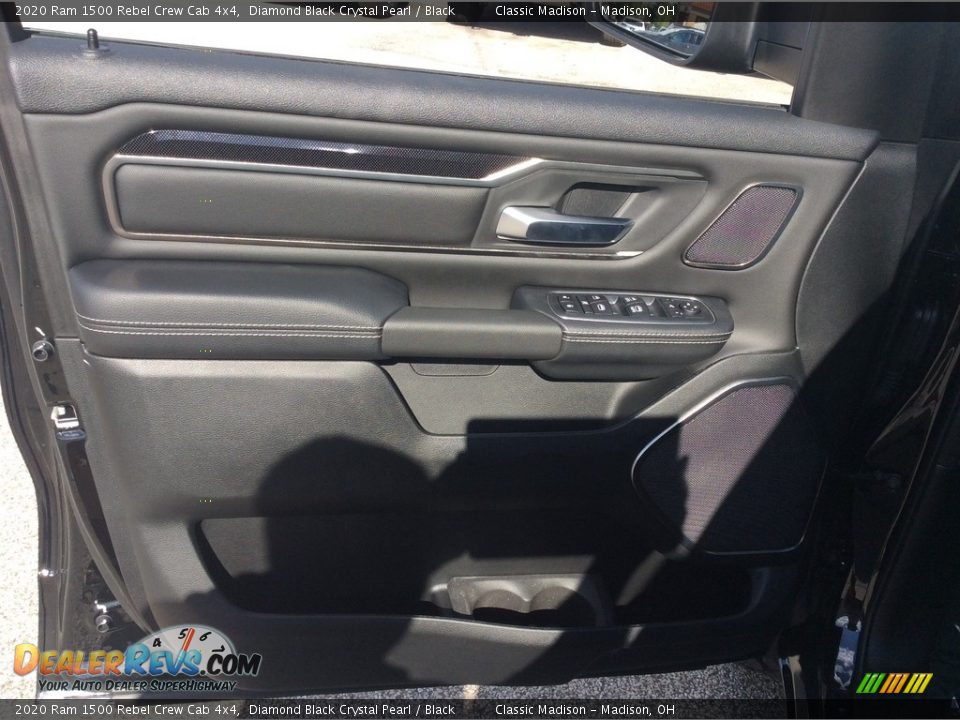 2020 Ram 1500 Rebel Crew Cab 4x4 Diamond Black Crystal Pearl / Black Photo #11