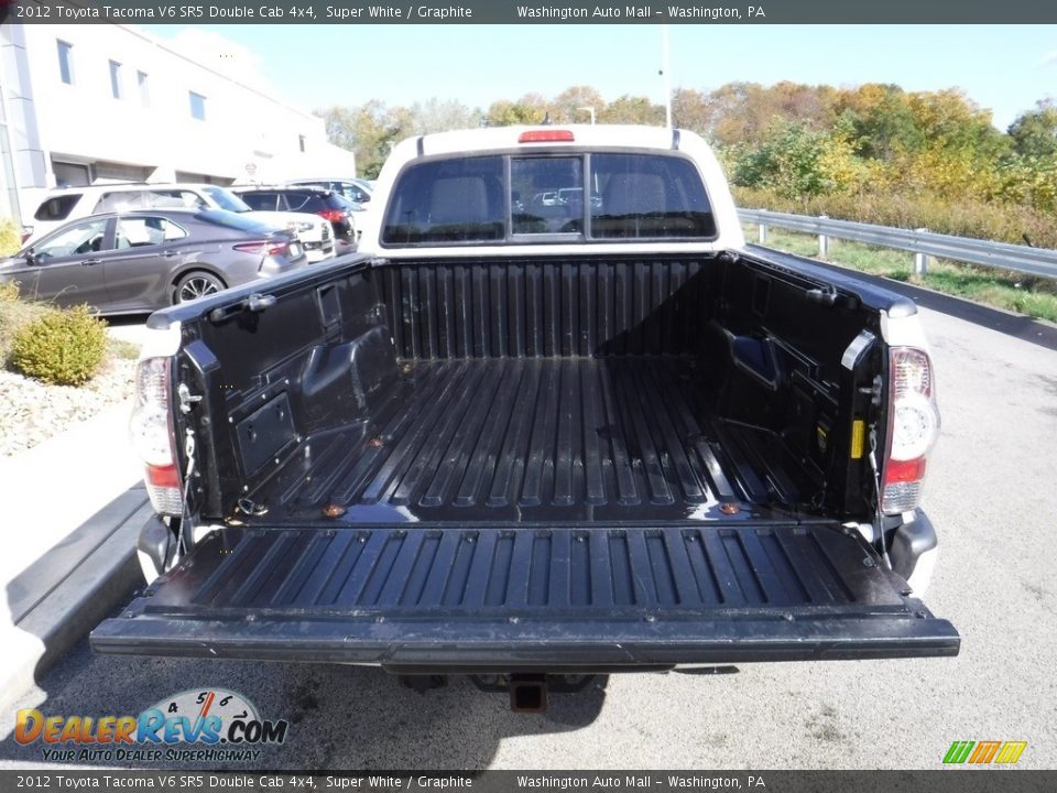 2012 Toyota Tacoma V6 SR5 Double Cab 4x4 Super White / Graphite Photo #11