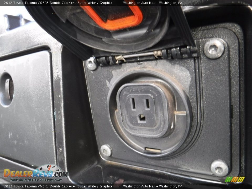 2012 Toyota Tacoma V6 SR5 Double Cab 4x4 Super White / Graphite Photo #13