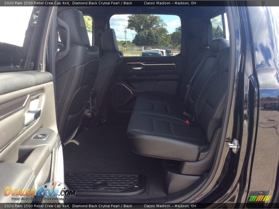 2020 Ram 1500 Rebel Crew Cab 4x4 Diamond Black Crystal Pearl / Black Photo #17