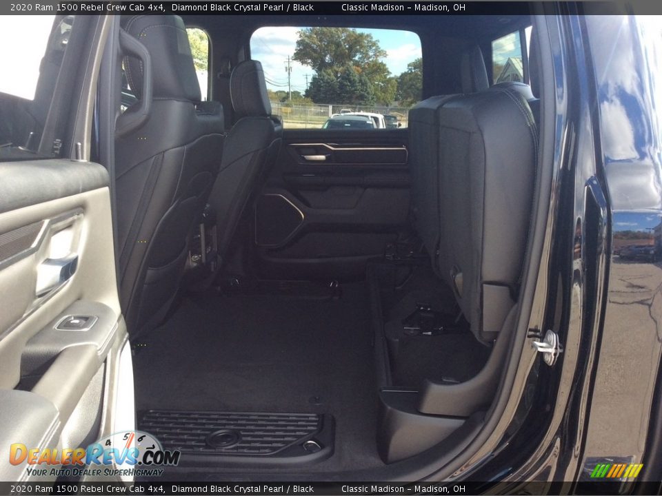 2020 Ram 1500 Rebel Crew Cab 4x4 Diamond Black Crystal Pearl / Black Photo #18