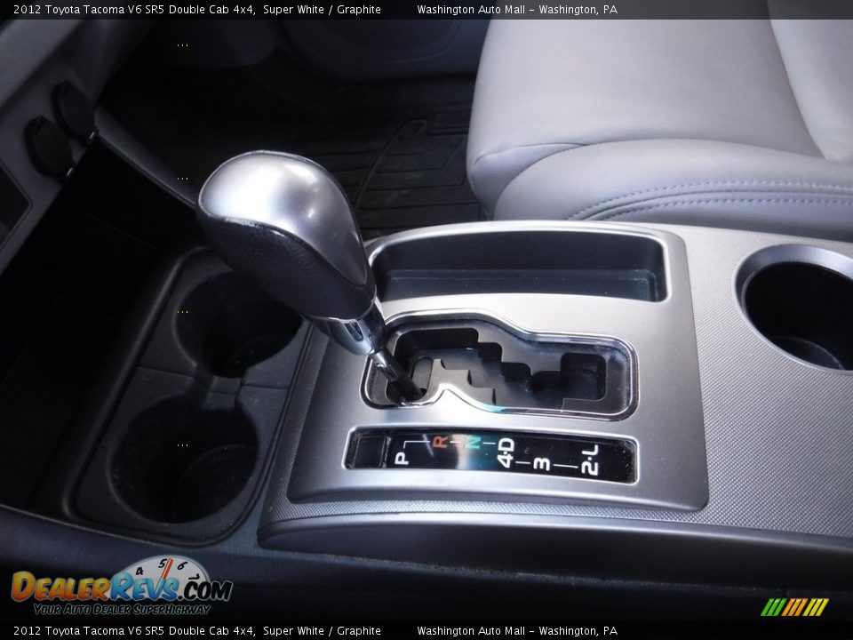 2012 Toyota Tacoma V6 SR5 Double Cab 4x4 Super White / Graphite Photo #20