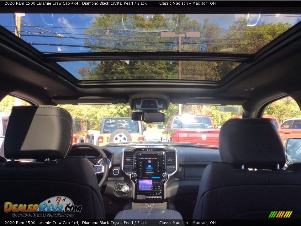 2020 Ram 1500 Laramie Crew Cab 4x4 Diamond Black Crystal Pearl / Black Photo #19