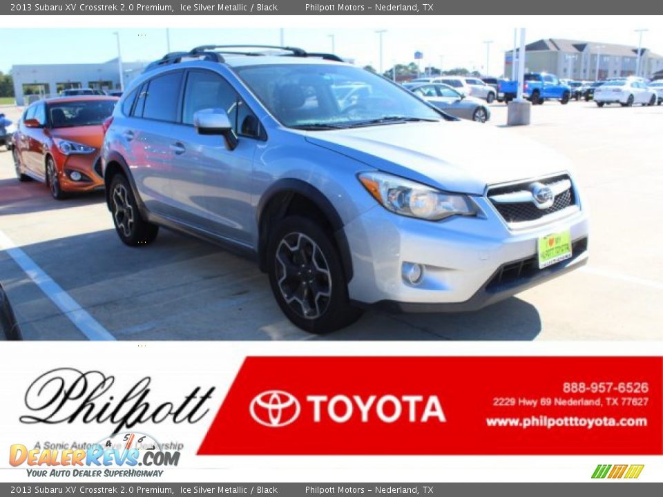 2013 Subaru XV Crosstrek 2.0 Premium Ice Silver Metallic / Black Photo #1