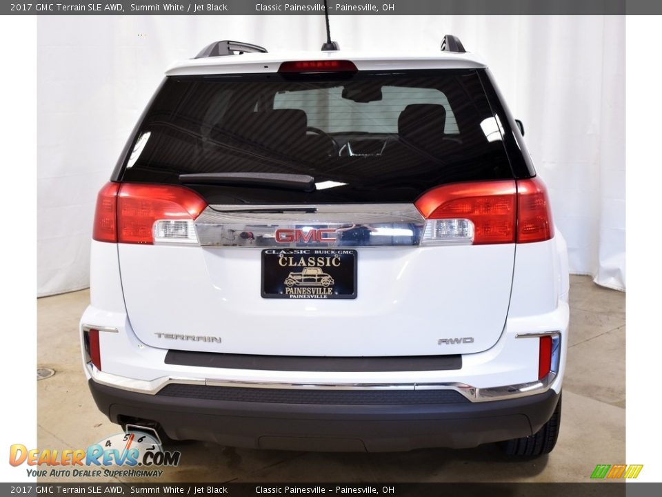 2017 GMC Terrain SLE AWD Summit White / Jet Black Photo #3