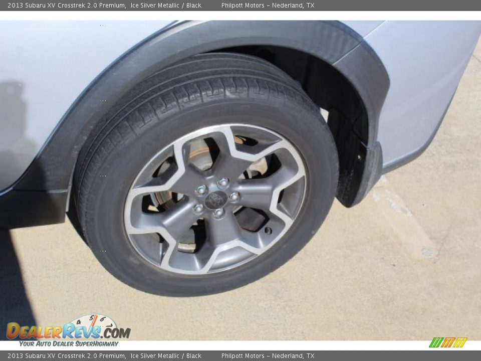 2013 Subaru XV Crosstrek 2.0 Premium Ice Silver Metallic / Black Photo #6