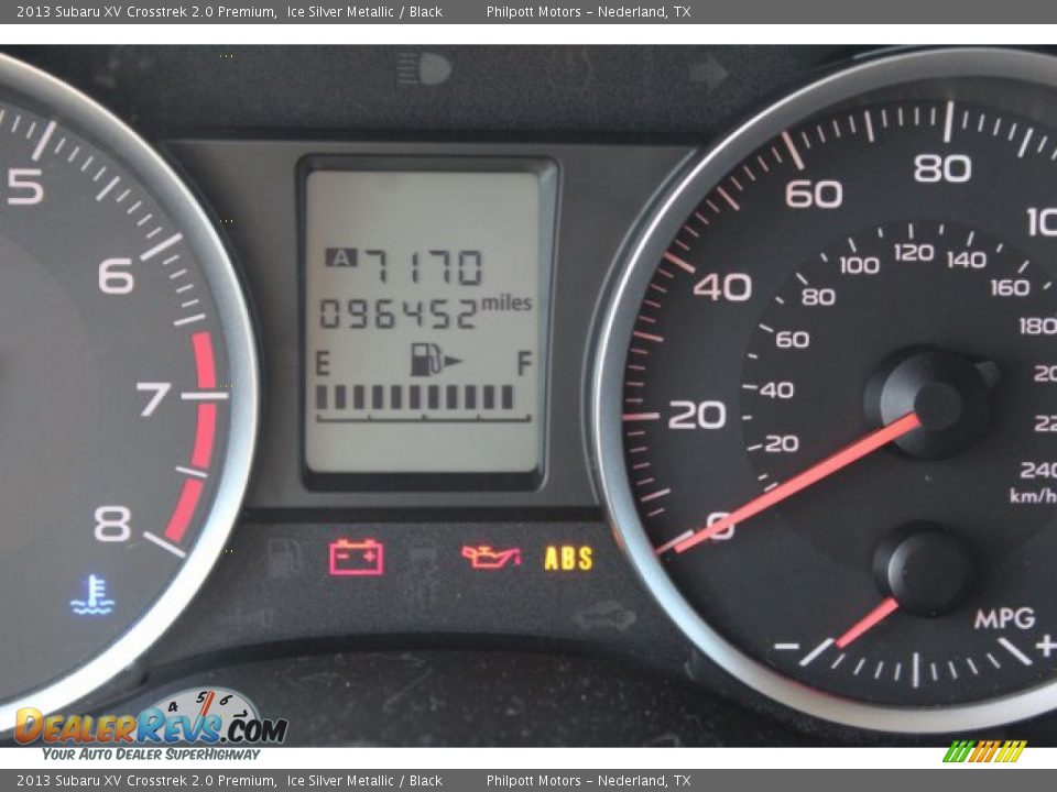 2013 Subaru XV Crosstrek 2.0 Premium Ice Silver Metallic / Black Photo #17
