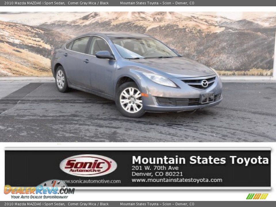 2010 Mazda MAZDA6 i Sport Sedan Comet Gray Mica / Black Photo #1
