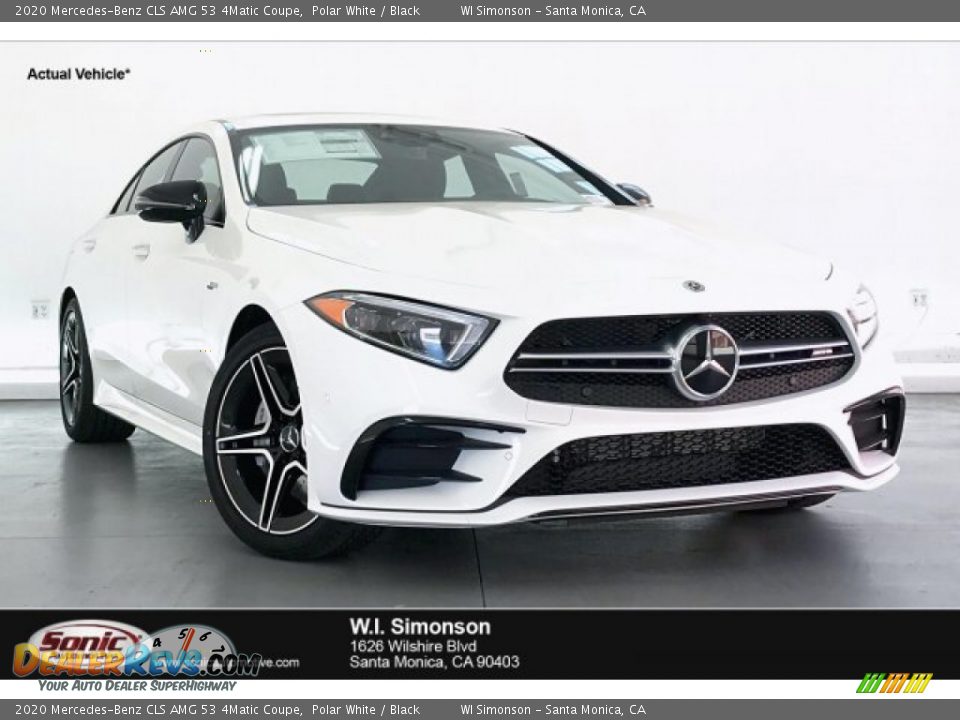 2020 Mercedes-Benz CLS AMG 53 4Matic Coupe Polar White / Black Photo #1