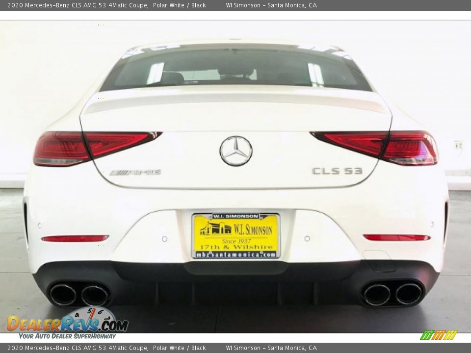 2020 Mercedes-Benz CLS AMG 53 4Matic Coupe Polar White / Black Photo #3