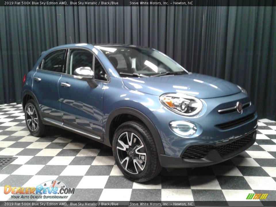 Blue Sky Metallic 2019 Fiat 500X Blue Sky Edition AWD Photo #4