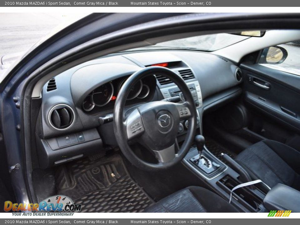 2010 Mazda MAZDA6 i Sport Sedan Comet Gray Mica / Black Photo #10