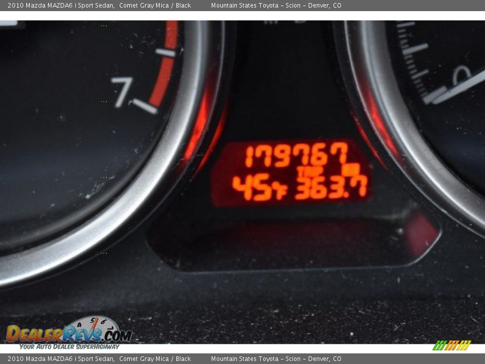 2010 Mazda MAZDA6 i Sport Sedan Comet Gray Mica / Black Photo #12