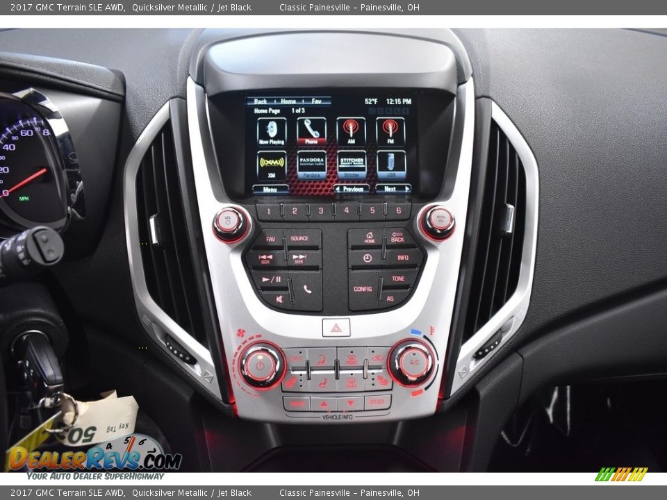 2017 GMC Terrain SLE AWD Quicksilver Metallic / Jet Black Photo #12