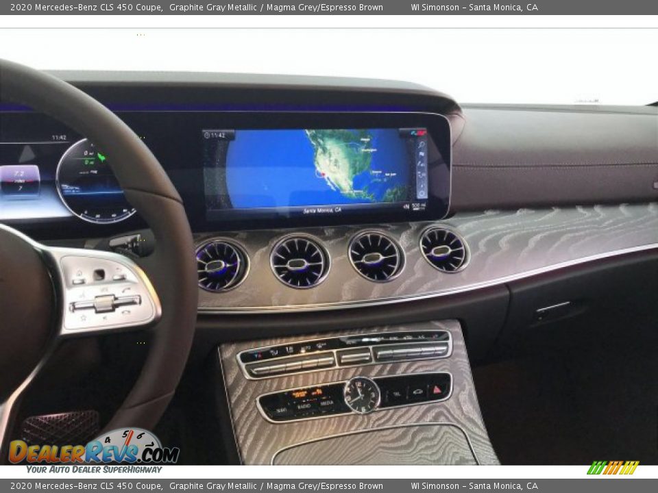 Dashboard of 2020 Mercedes-Benz CLS 450 Coupe Photo #6