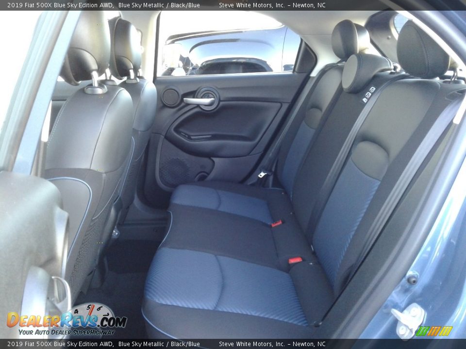 Rear Seat of 2019 Fiat 500X Blue Sky Edition AWD Photo #11