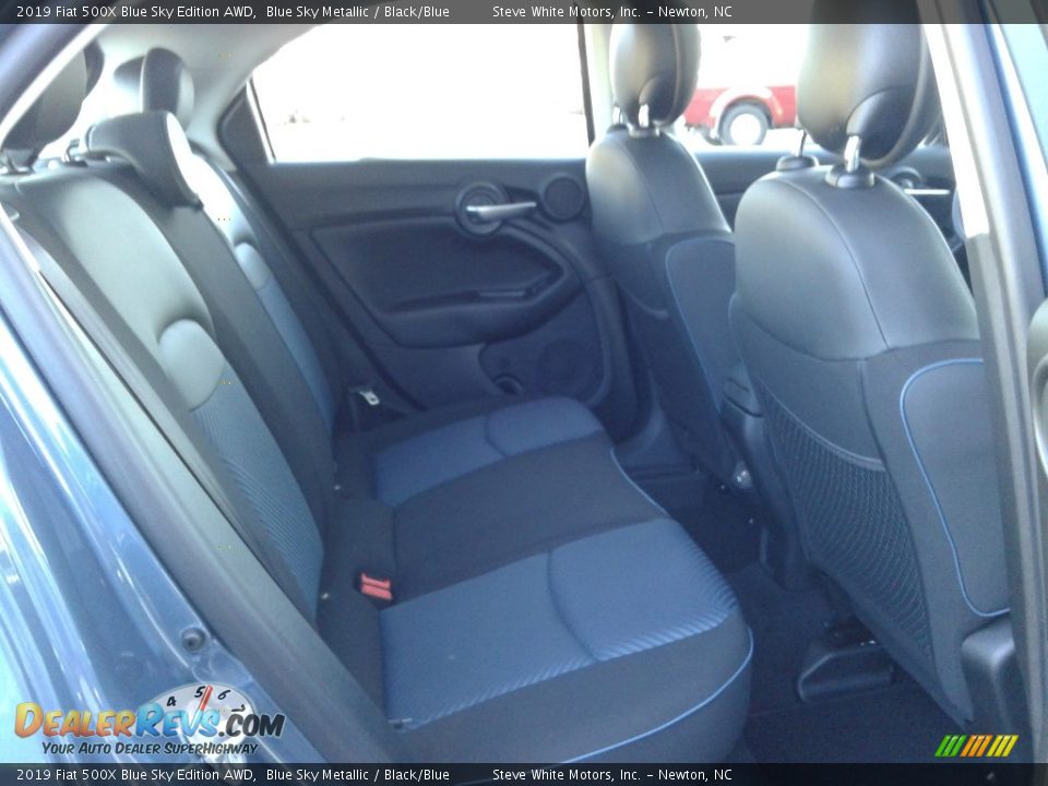 2019 Fiat 500X Blue Sky Edition AWD Blue Sky Metallic / Black/Blue Photo #14