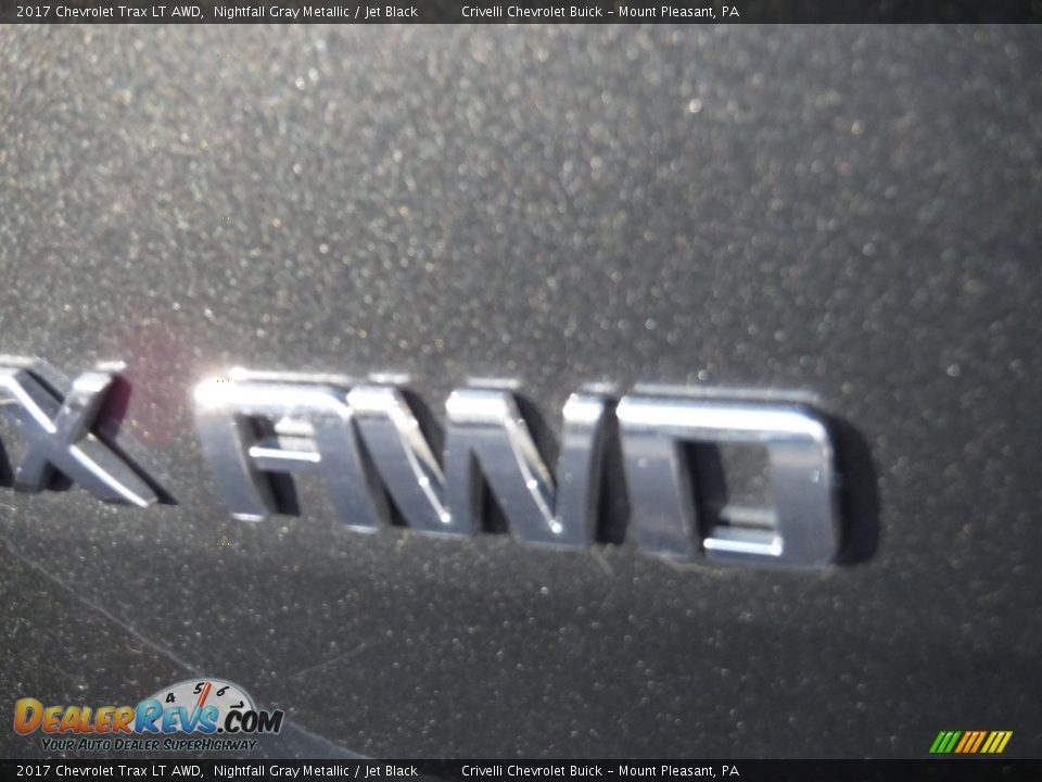 2017 Chevrolet Trax LT AWD Nightfall Gray Metallic / Jet Black Photo #8