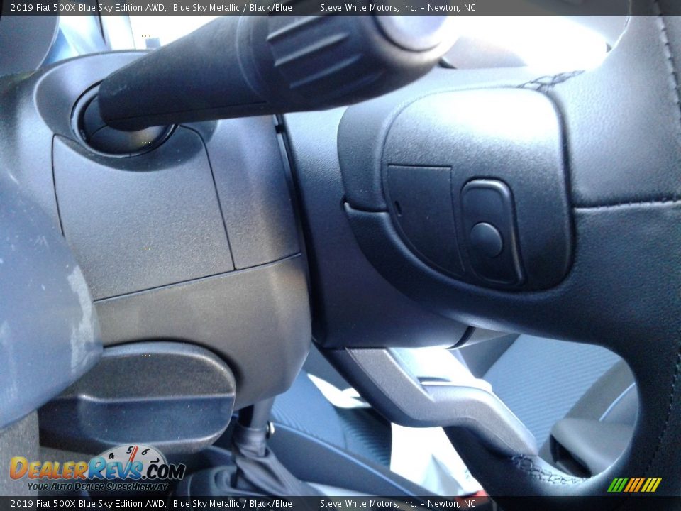 2019 Fiat 500X Blue Sky Edition AWD Blue Sky Metallic / Black/Blue Photo #16