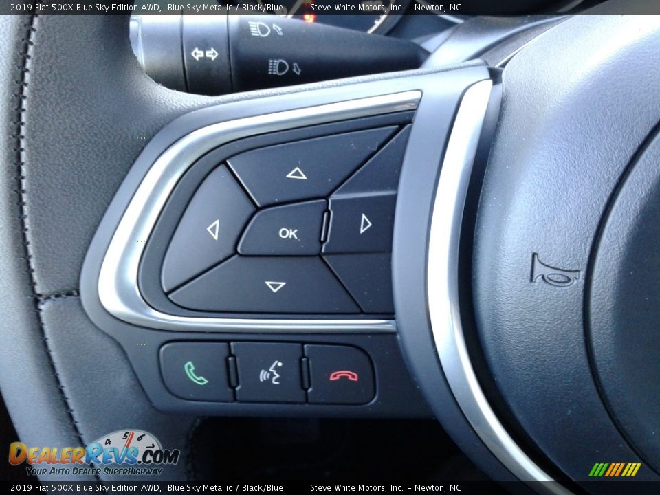 2019 Fiat 500X Blue Sky Edition AWD Steering Wheel Photo #17