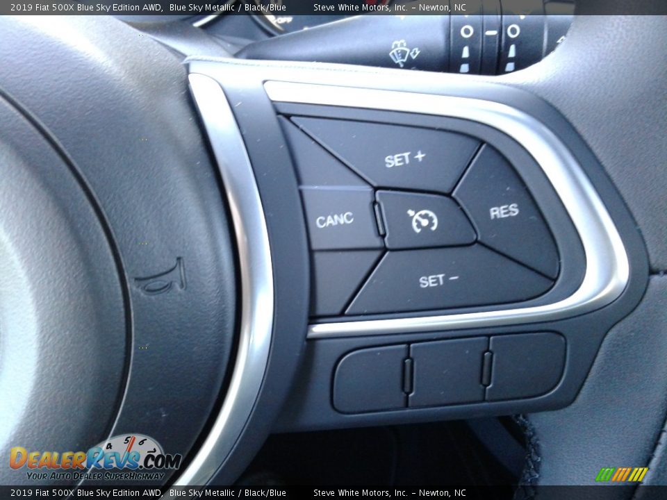 2019 Fiat 500X Blue Sky Edition AWD Steering Wheel Photo #18