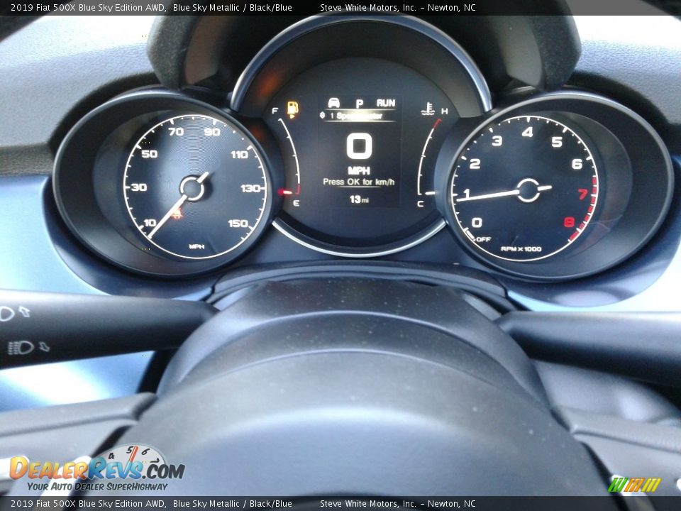 2019 Fiat 500X Blue Sky Edition AWD Gauges Photo #19