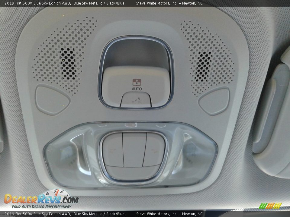 2019 Fiat 500X Blue Sky Edition AWD Blue Sky Metallic / Black/Blue Photo #27