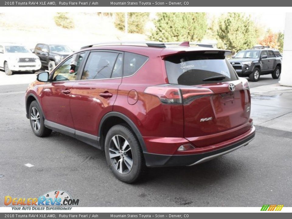 2018 Toyota RAV4 XLE AWD Ruby Flare Pearl / Ash Photo #4