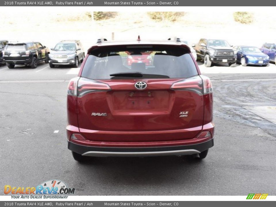 2018 Toyota RAV4 XLE AWD Ruby Flare Pearl / Ash Photo #5