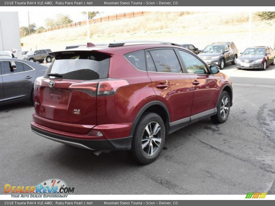 2018 Toyota RAV4 XLE AWD Ruby Flare Pearl / Ash Photo #6
