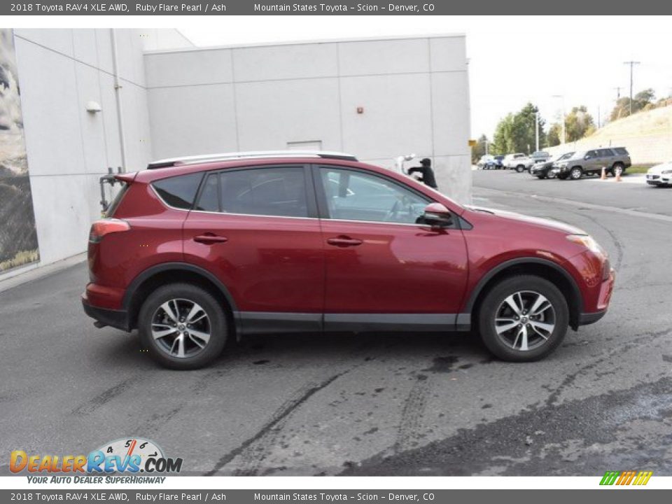 2018 Toyota RAV4 XLE AWD Ruby Flare Pearl / Ash Photo #7