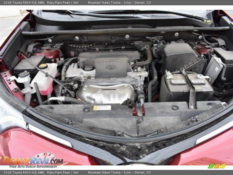 2018 Toyota RAV4 XLE AWD Ruby Flare Pearl / Ash Photo #9