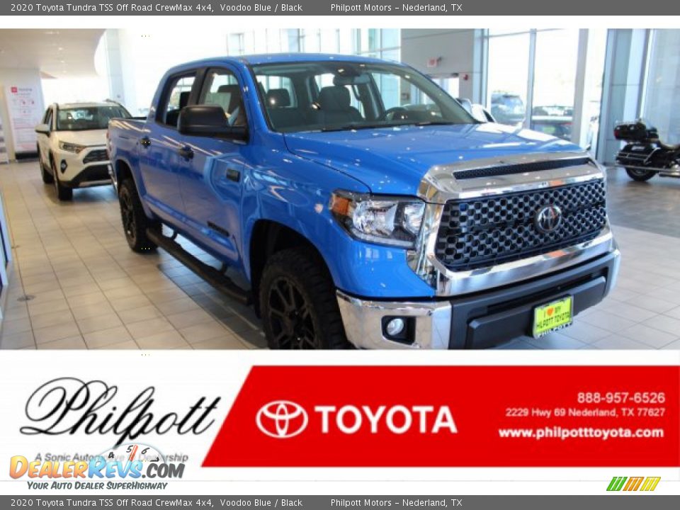 2020 Toyota Tundra TSS Off Road CrewMax 4x4 Voodoo Blue / Black Photo #1