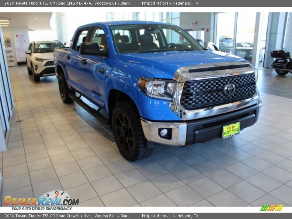 2020 Toyota Tundra TSS Off Road CrewMax 4x4 Voodoo Blue / Black Photo #2