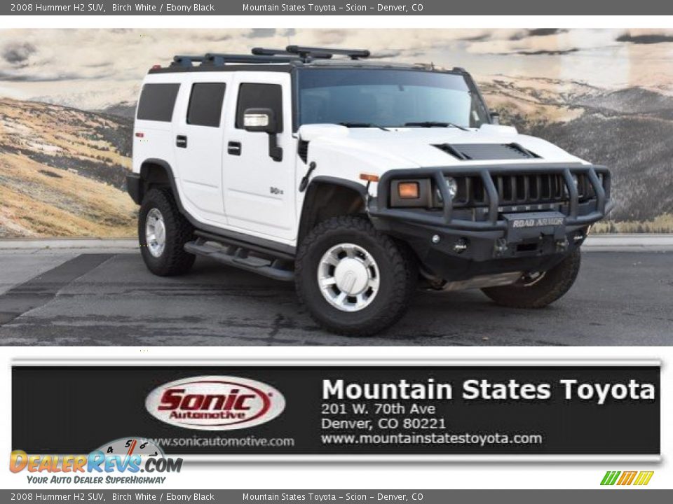 2008 Hummer H2 SUV Birch White / Ebony Black Photo #1