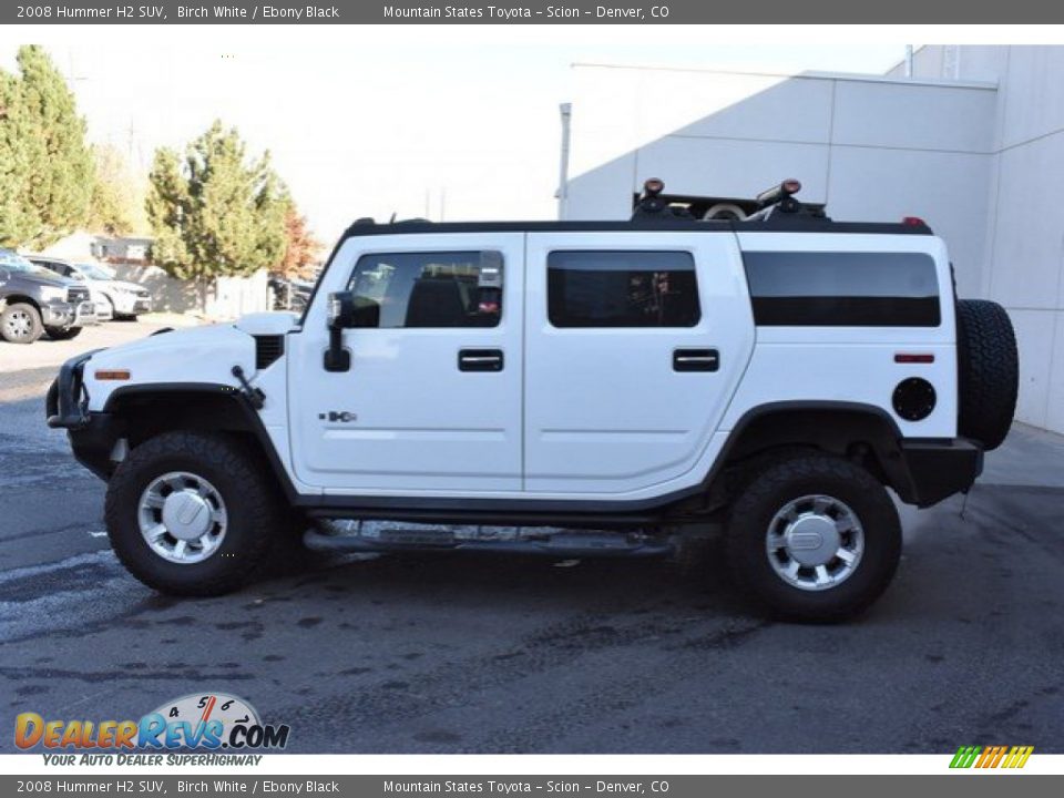 2008 Hummer H2 SUV Birch White / Ebony Black Photo #3