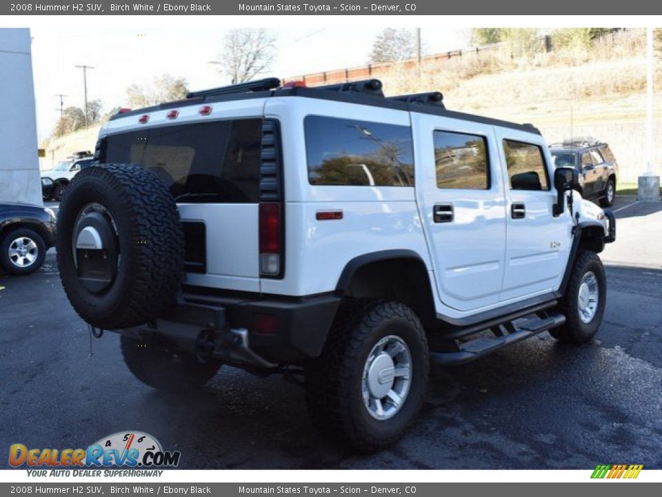 2008 Hummer H2 SUV Birch White / Ebony Black Photo #6