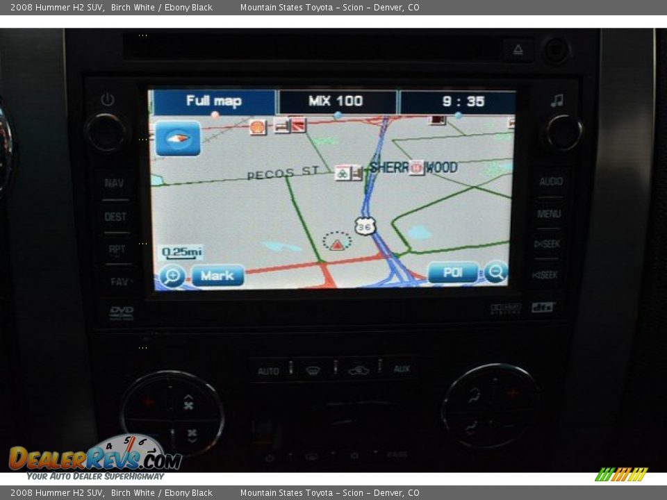 2008 Hummer H2 SUV Birch White / Ebony Black Photo #11