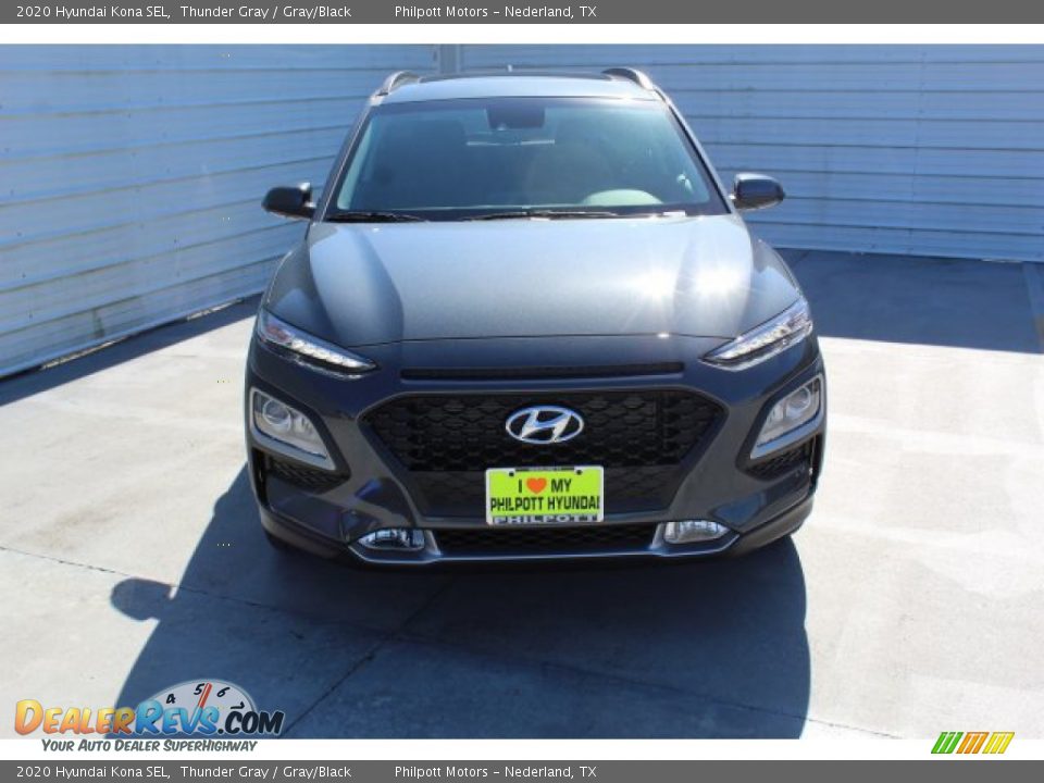 2020 Hyundai Kona SEL Thunder Gray / Gray/Black Photo #3