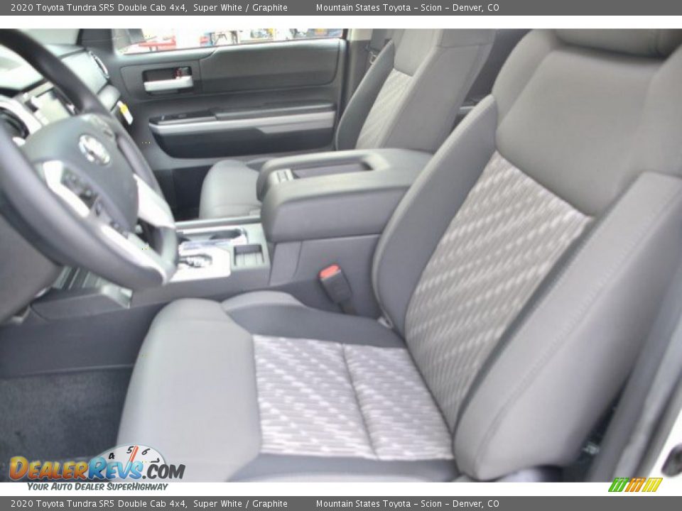 2020 Toyota Tundra SR5 Double Cab 4x4 Super White / Graphite Photo #6
