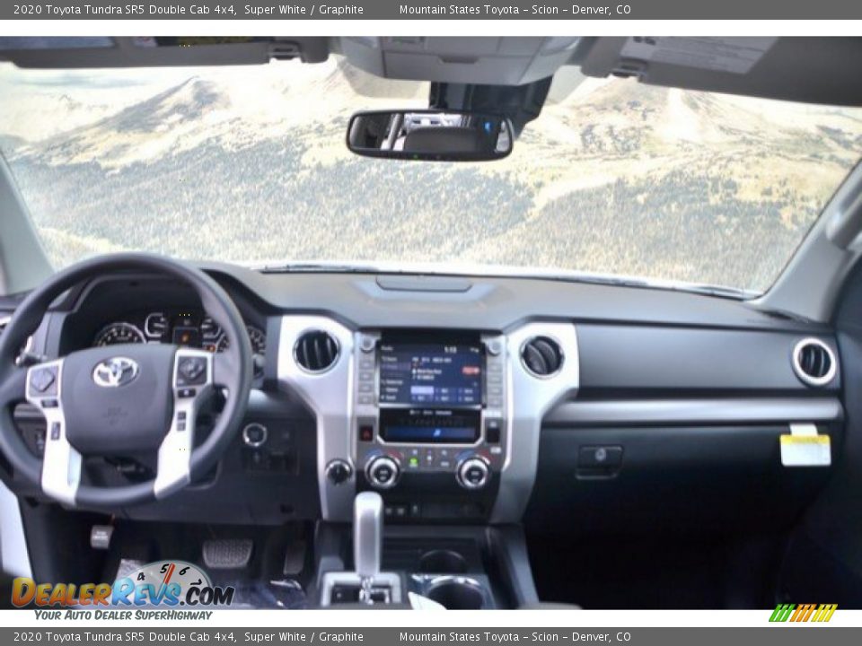 2020 Toyota Tundra SR5 Double Cab 4x4 Super White / Graphite Photo #7
